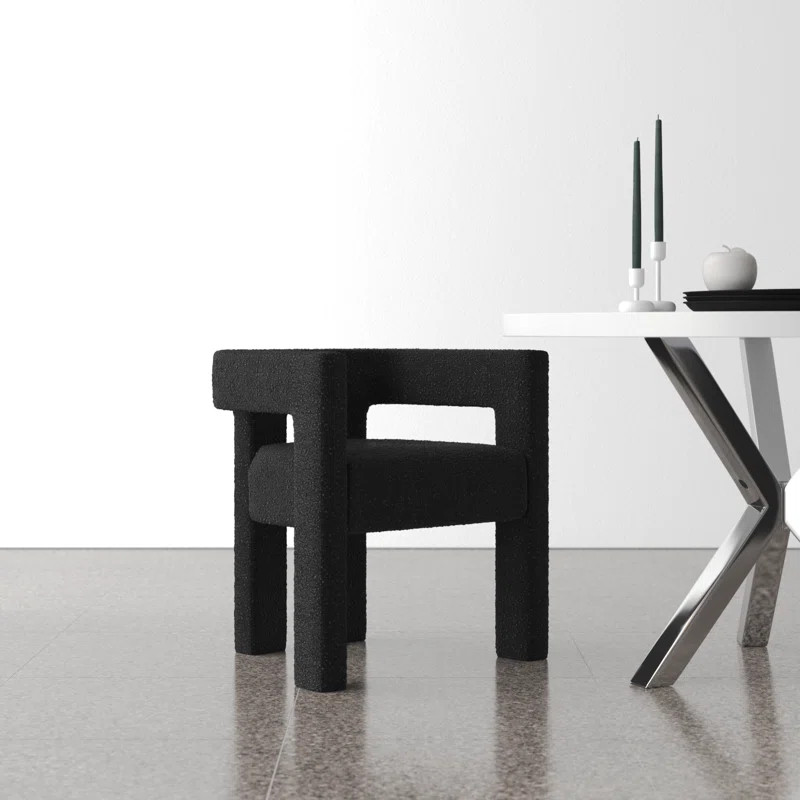 Marcella Fabric Solid Back Arm Chair | Wayfair Professional