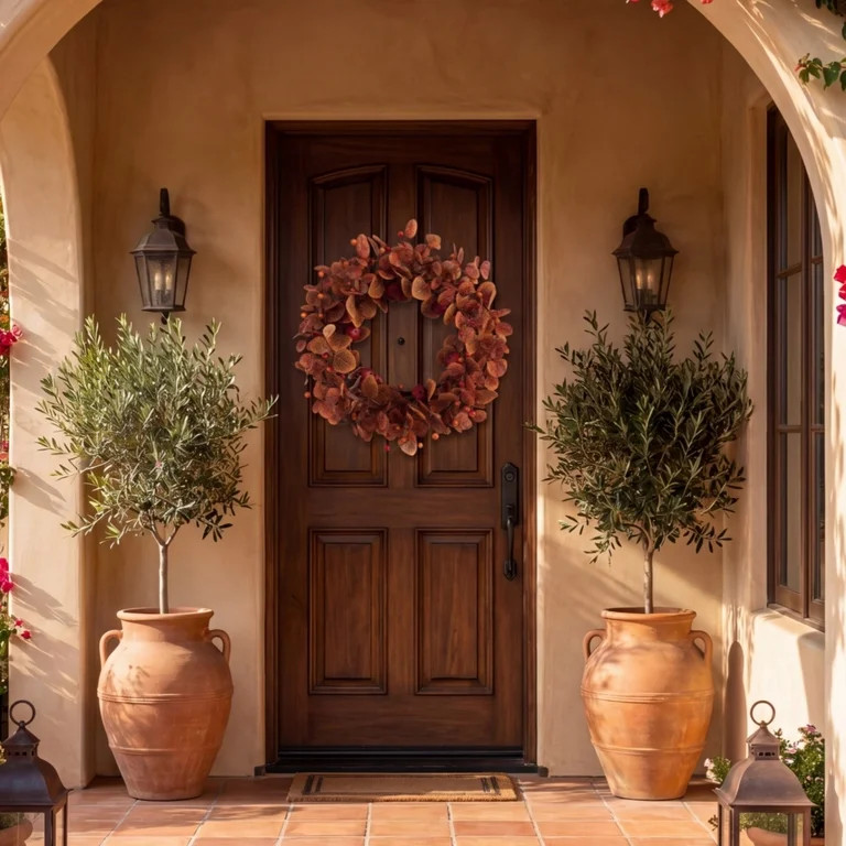 Fall Wreath Pumpkin Wreath for Front Door with Maple Leaves Harvest Wreath for Door Window Porch ... | Walmart (US)