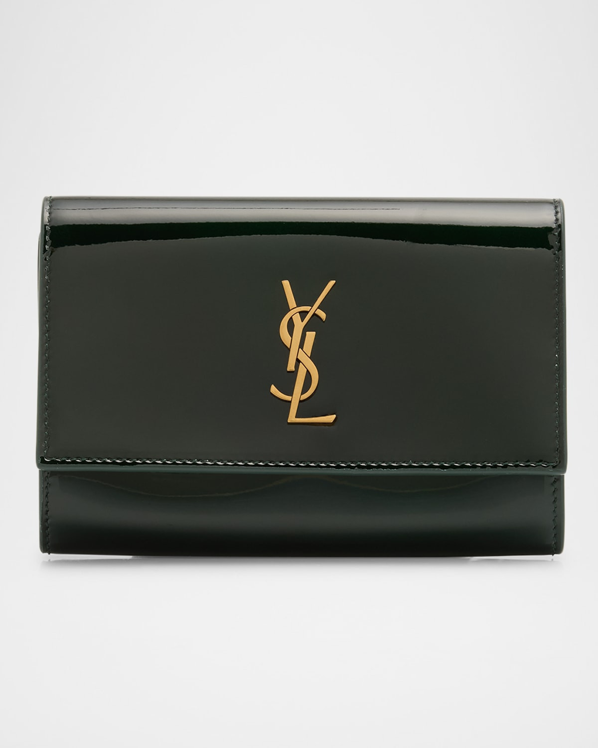 Small YSL Envelope Wallet in Patent Leather | Neiman Marcus