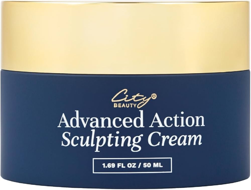 City Beauty Advanced Action Sculpting Cream - Solution for Saggy Jawline, Drooping Face, and Neck... | Amazon (US)