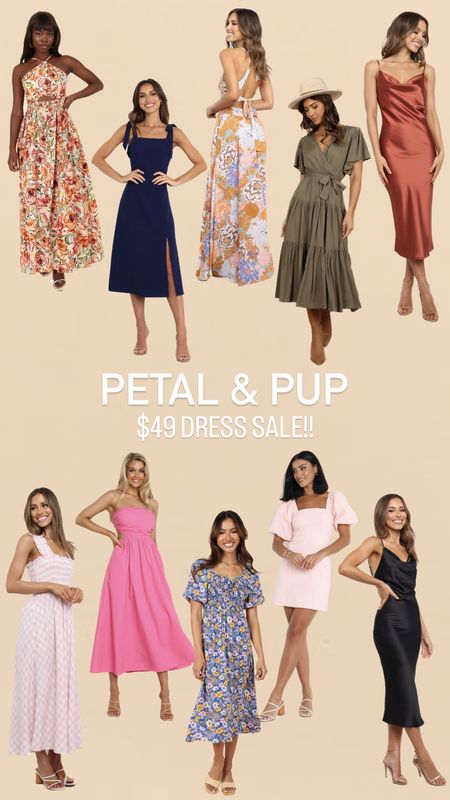 Petal and Pup dresses on sale for $49!!! Use my code SM20 for 20% off Petal and Pup  

#LTKunder50 #LTKwedding #LTKworkwear
