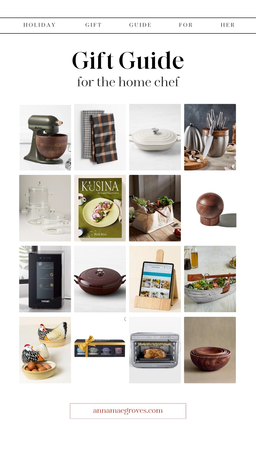 Gift guide for the home chef! Everything they need to make delicious meals at home! 

#LTKfoodie #LTKGiftGuide #LTKHome