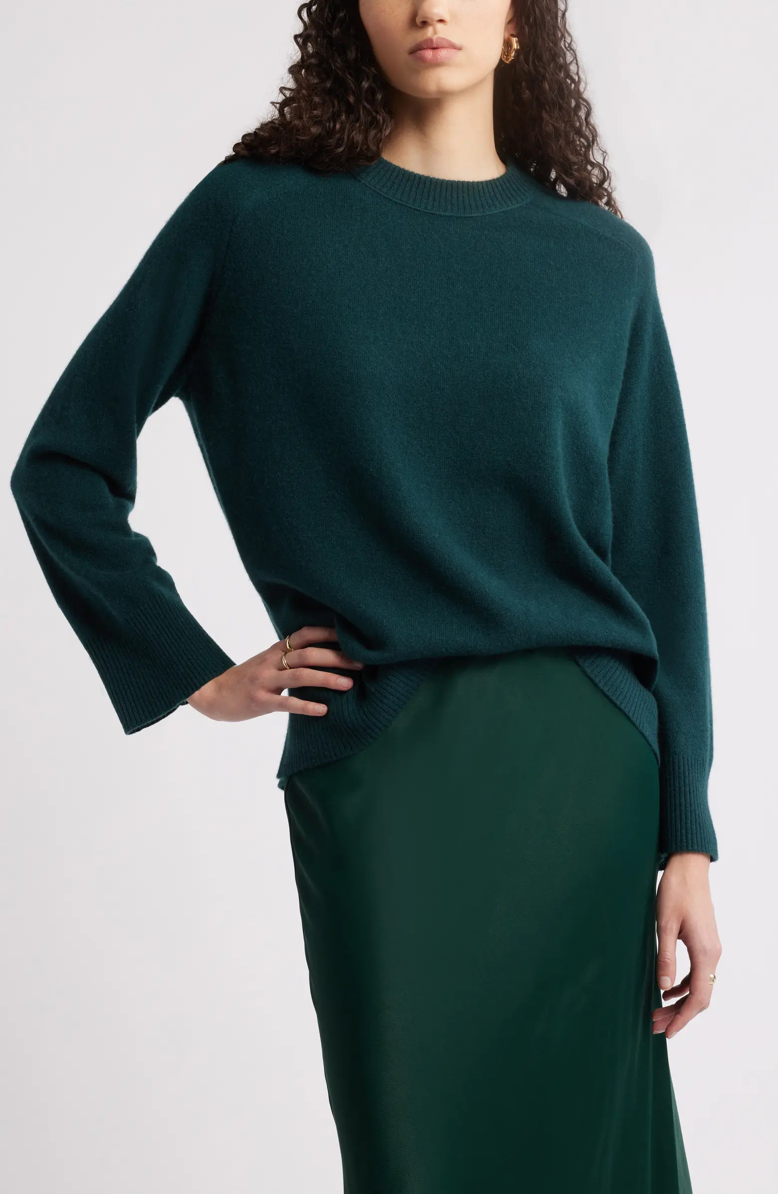 Relaxed Cashmere Crewneck Sweater | Nordstrom