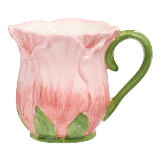 Hand Painted Flower Bud Figural Ceramic Mug by World Market | World Market