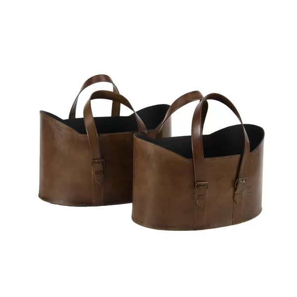 2 Piece Leather Bucket Set | Wayfair North America