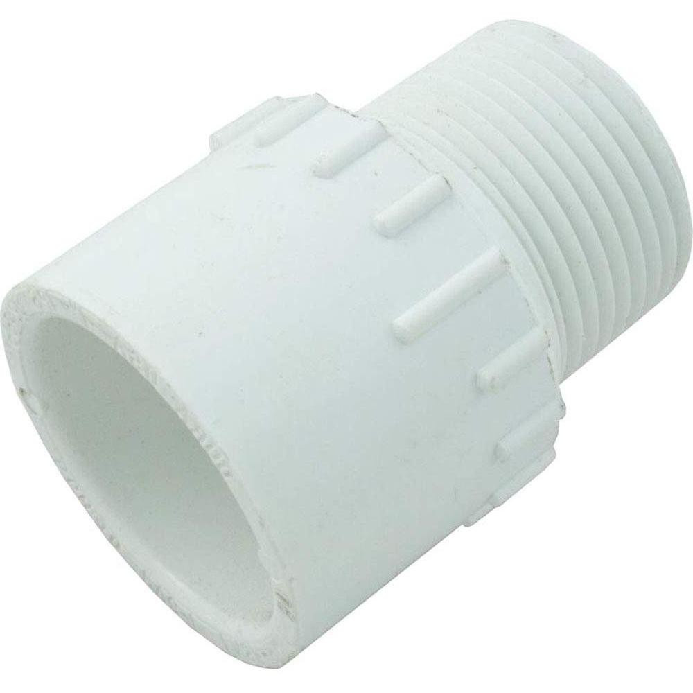 HYDROMAXX 3/4 in. Sch. 40 PVC Slip x MIPT Pipe Male Adapter, White | The Home Depot