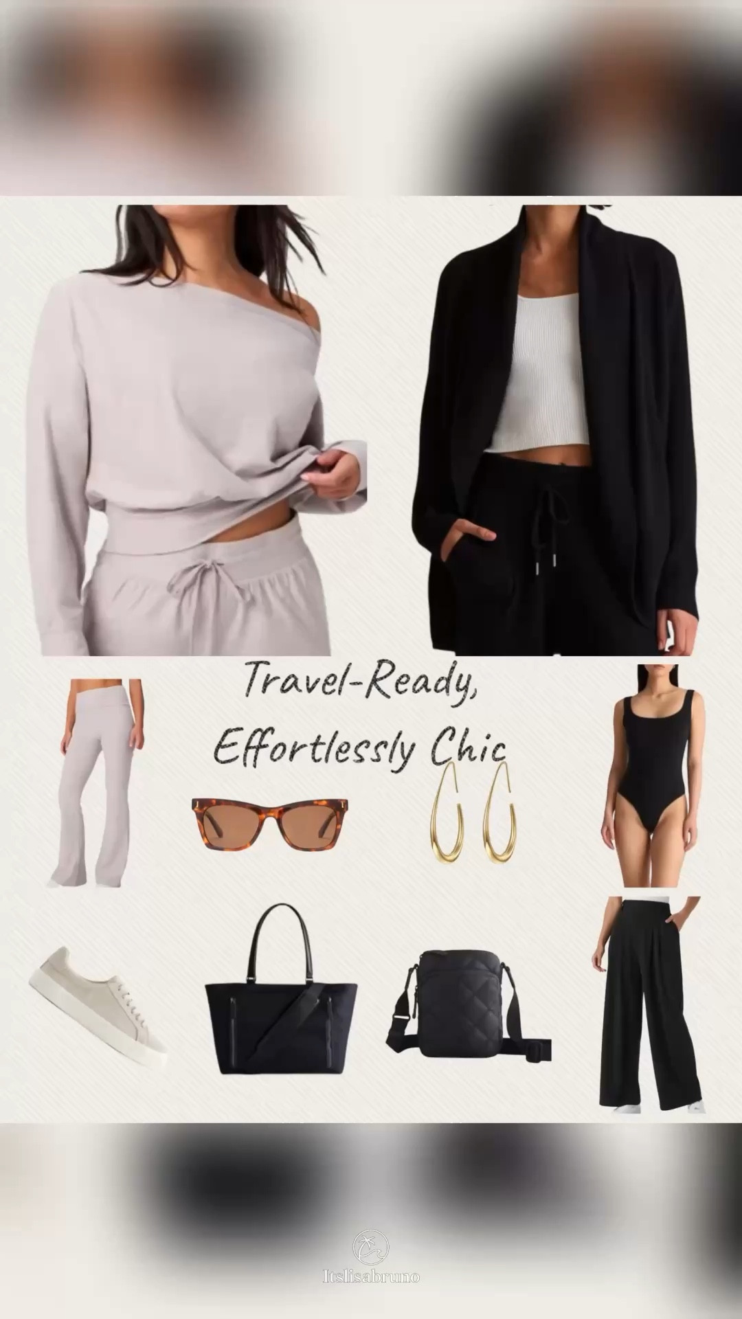 Mixing comfort and chic: elevated athleisure and versatile travel-ready pieces from @Fabletics , @Quince, @Halara,  @Revolve , and @amazonfindsandfashion . Perfect for days on the go or weekend getaways. 

#Ad #TravelStyle #AthleisureVibes #EffortlessFashion #EverydayChic #LTKStyle

#LTKTravel #LTKActive #LTKootd