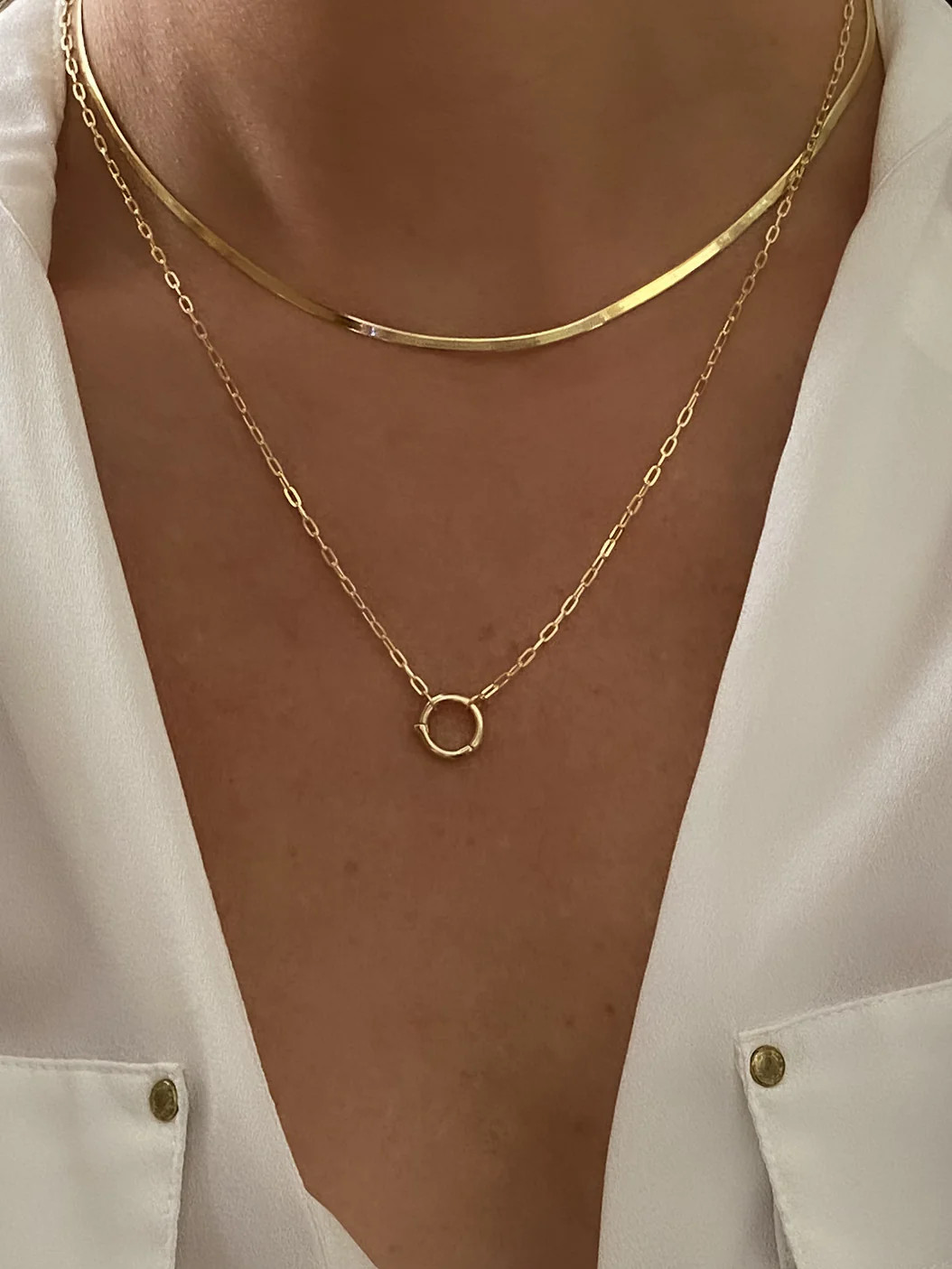 Charm Ring Necklace | The Jewelry Standard