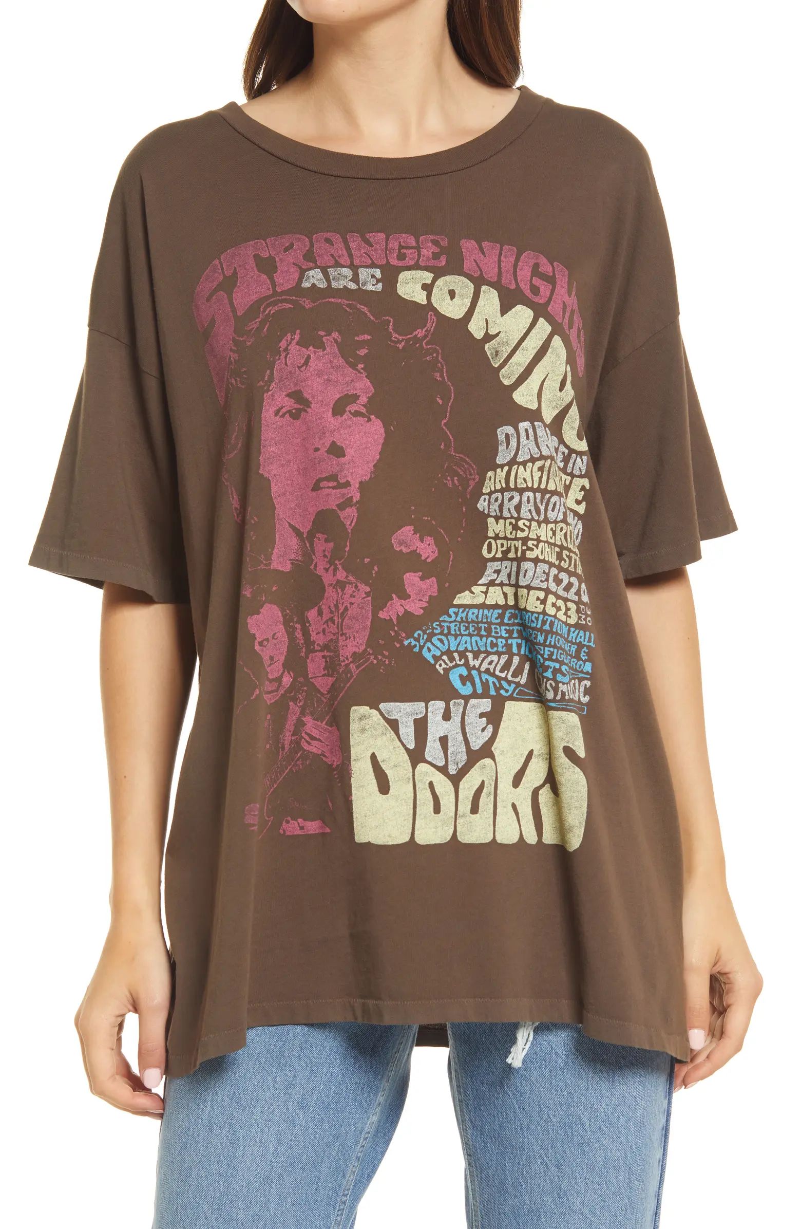 The Doors Strange NIghts Are Coming Cotton Graphic Tee | Nordstrom