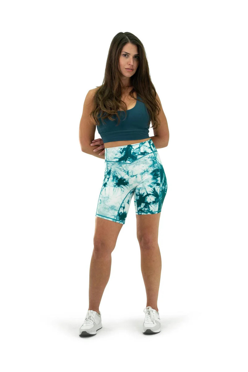 The Rider Short - Tie Dye Marine | Balance Athletica
