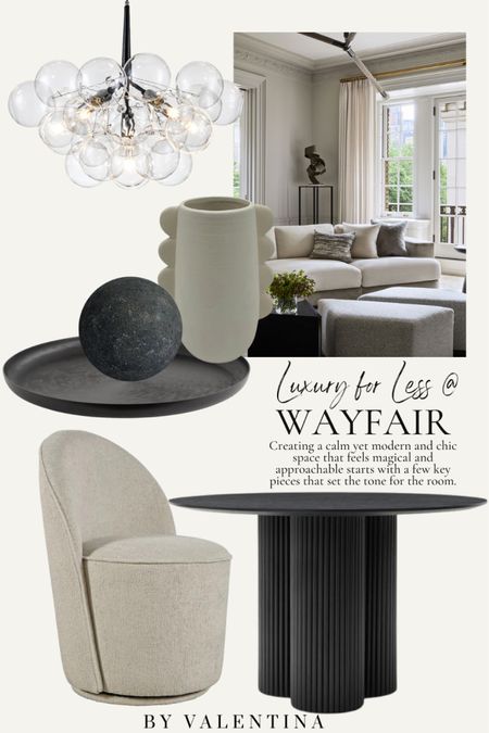 Luxury for Less from Wayfair

Creating a calm yet modern and chic space that feels magical and approachable starts with a few key pieces that set the tone for the room.

#LTKSeasonal #LTKhome #LTKstyletip