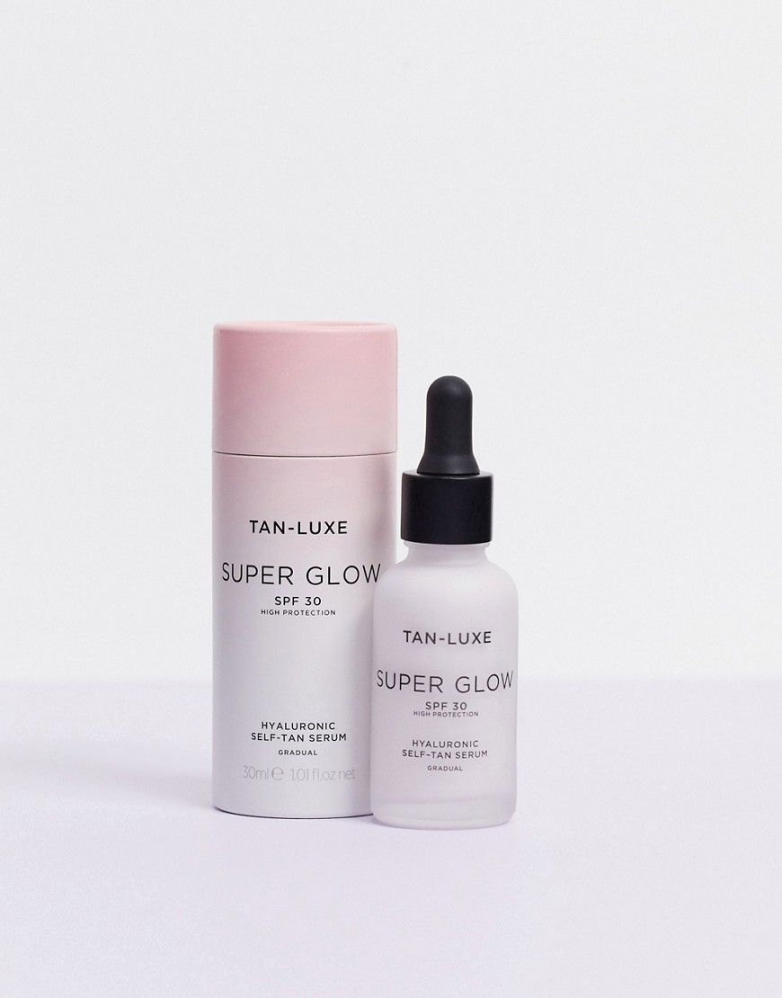 Tan-Luxe – Super Glow SPF 30 Hyaluronic Self-Tan Serum – Brun utan sol-serum-Ingen färg | ASOS (Global)