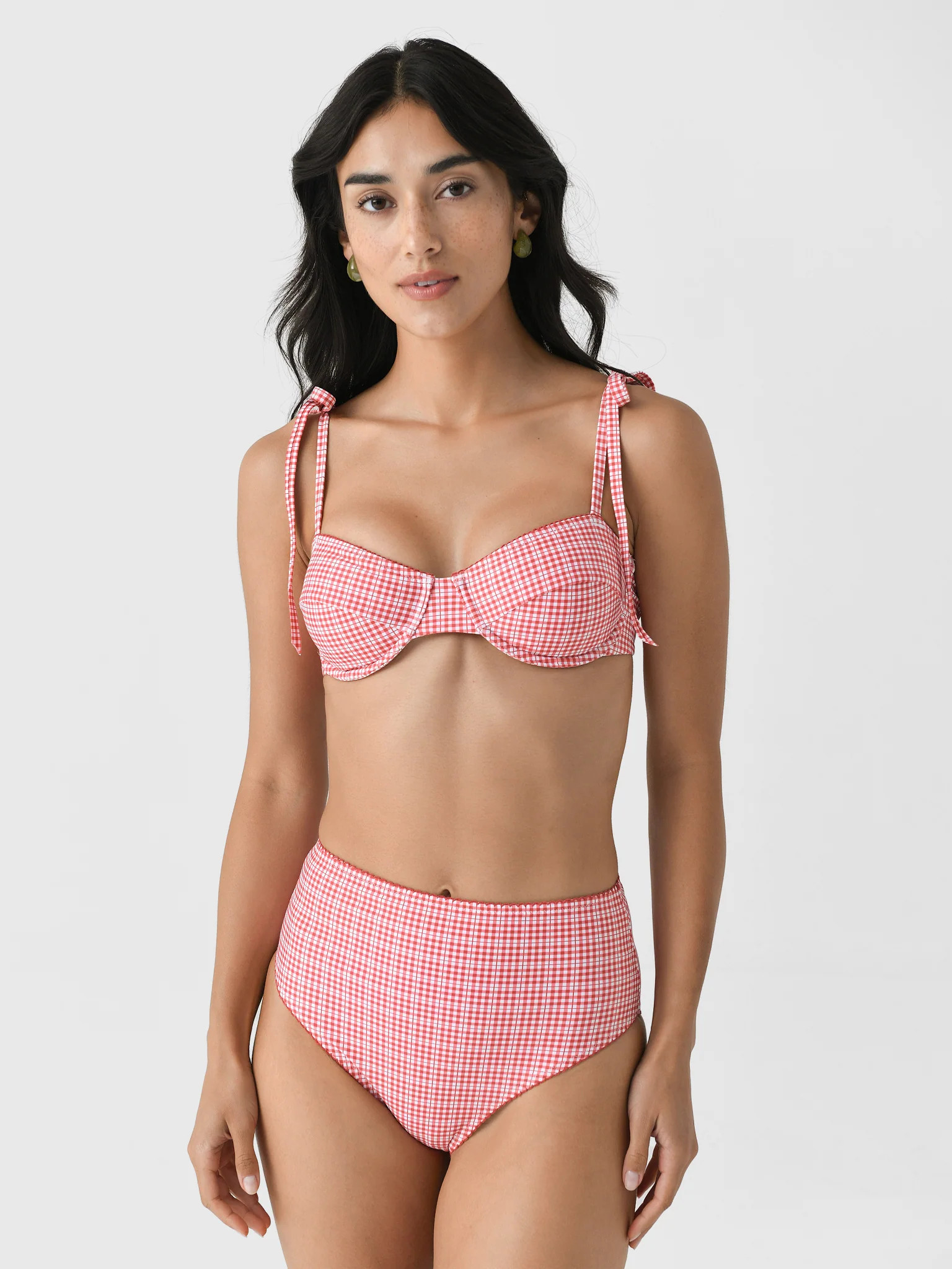 MINNOW
                      
                     Women's Poppy Gingham Bikini Top | Saint Bernard