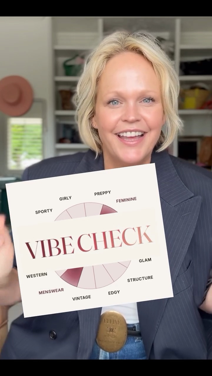 People are trying it and I’m excited 🤩 Go to tiffanywendel.com to check it out and learn about the Three Vibe Rule :) Turns out I like high tension and a menswear base xoxo