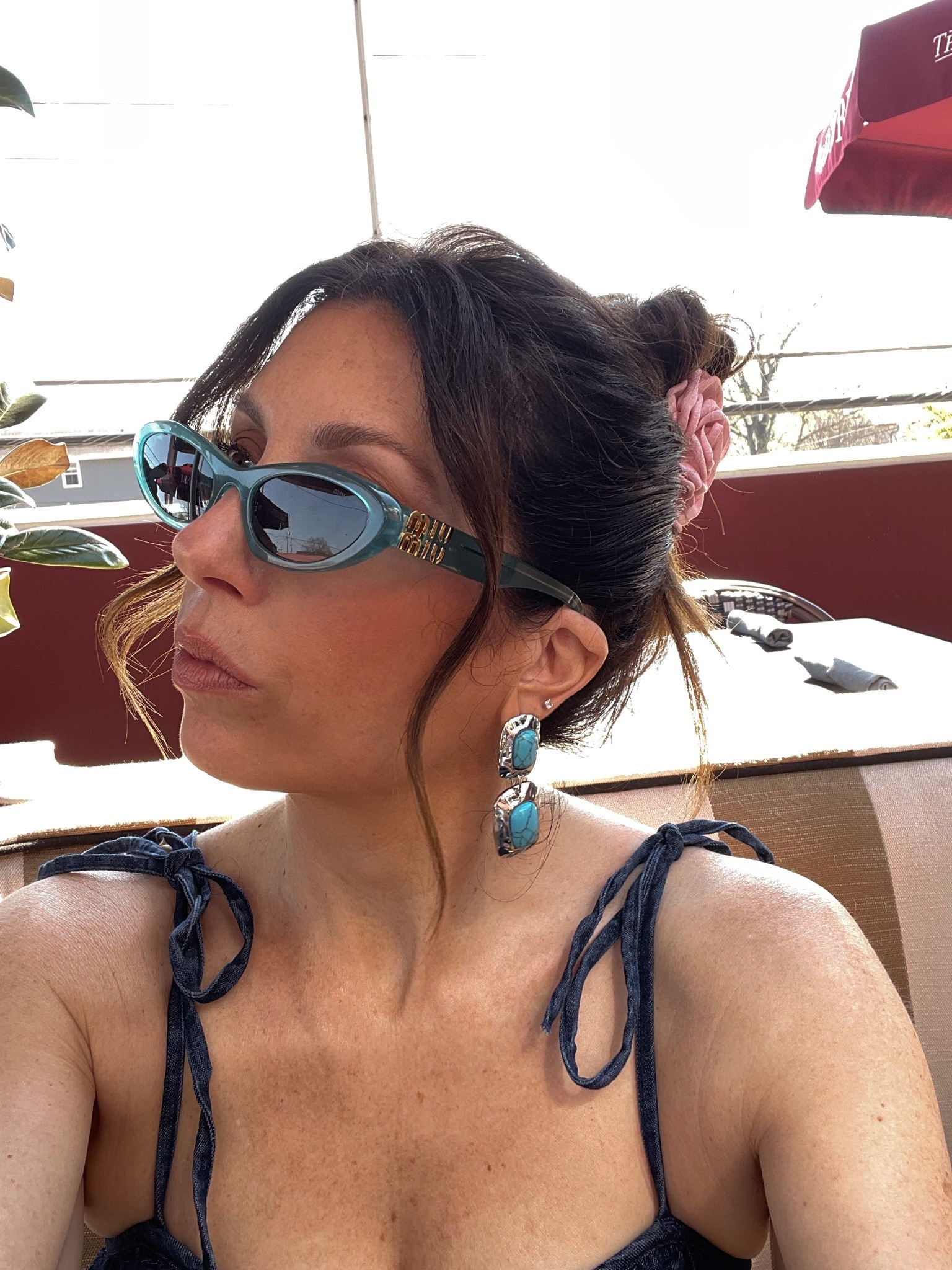 Turquoise earrings you need for stagecoach 

#LTKootd #LTKgrwm #LTKFestival