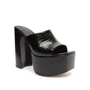 Darah Crocodile-Embossed Leather Sandal | Schutz Shoes (US)