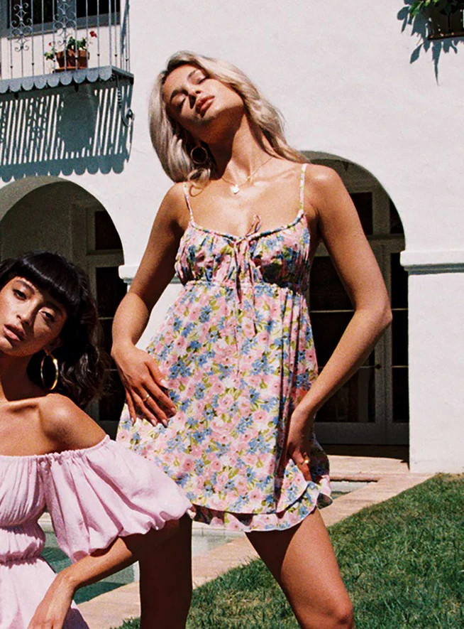 Empress Of Love Mini Dress Multi | Princess Polly US