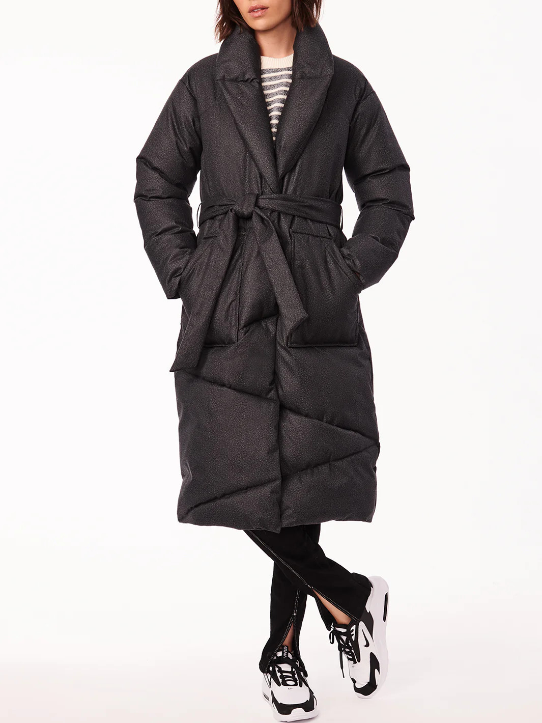Bernardo Women's Shawl Collar Trench Puffer in Black Small Lord & Taylor | Lord & Taylor