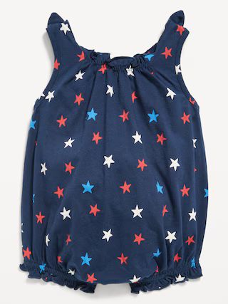 Sleeveless Tie-Shoulder One-Piece Romper for Baby | Old Navy (US)
