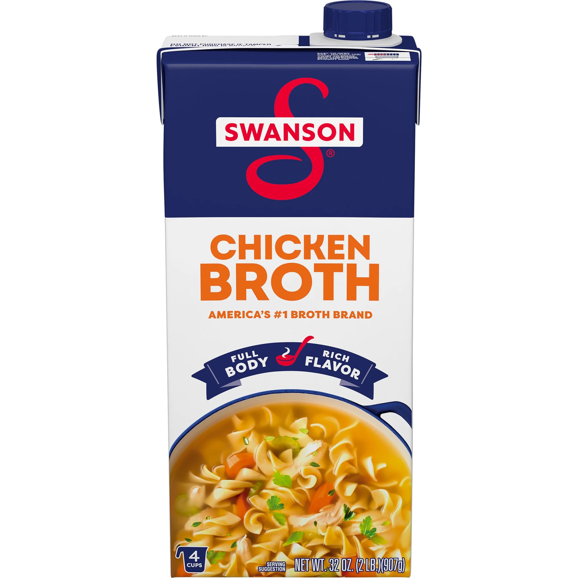 Swanson Chicken Broth, 32 oz Carton | Walmart (US)