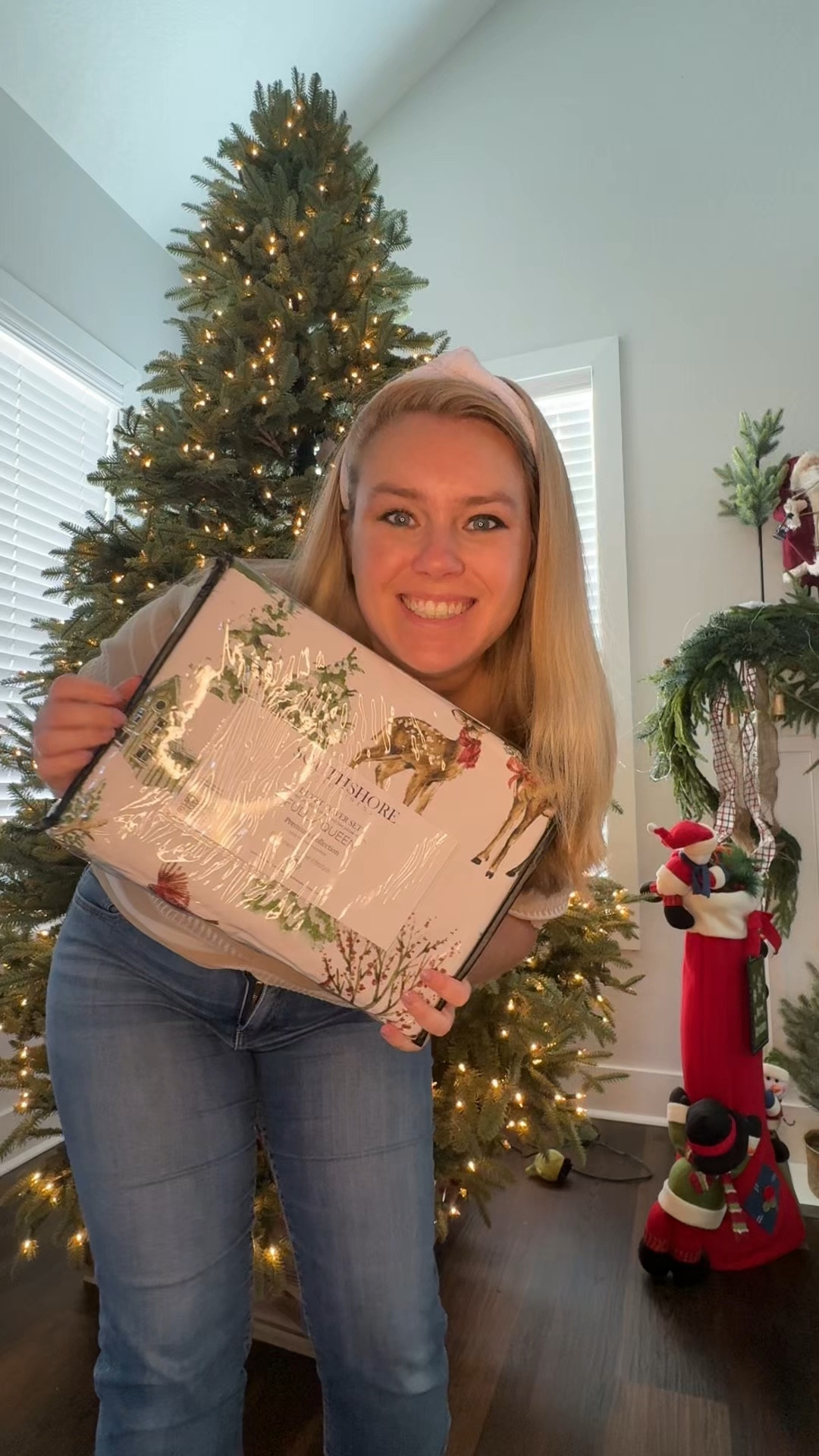 Loving this Christmas bedding! The color is so vibrant and fits perfect on my bed! 

#LTKHome #LTKHoliday #LTKSeasonal