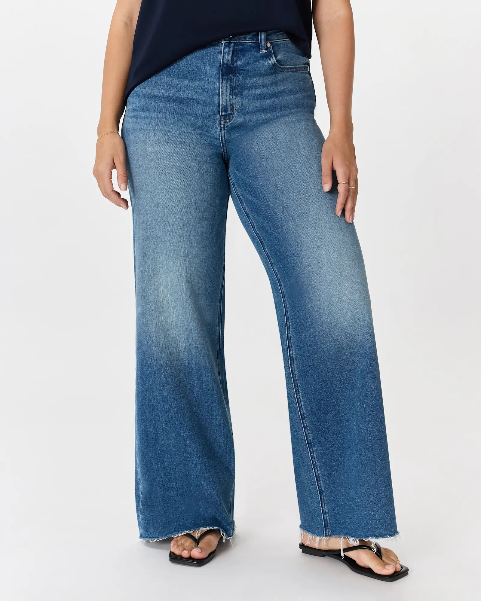 Bella Stretch Wide Leg Jeans | Quince