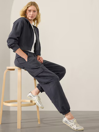 Forever Fleece High Rise Cargo Jogger | Athleta