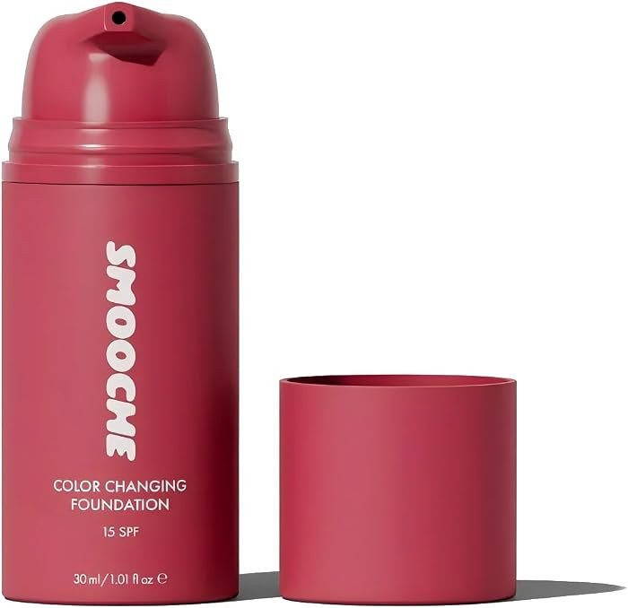 Smooche Color Changing Foundation - Skin Tone Adapting Liquid Foundation for Women, Self Adjustin... | Amazon (US)