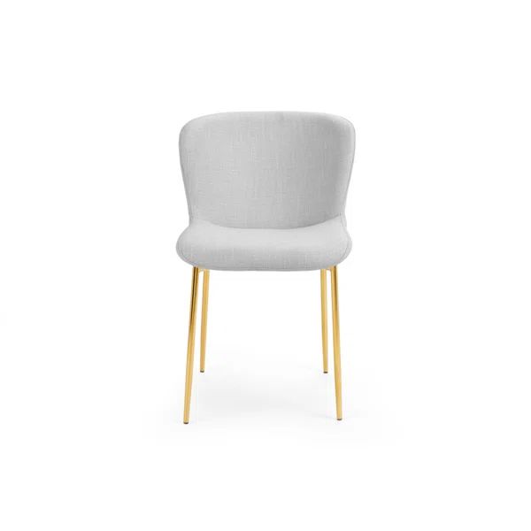 Fabric Upholstered Side Chair in Gray | Wayfair North America