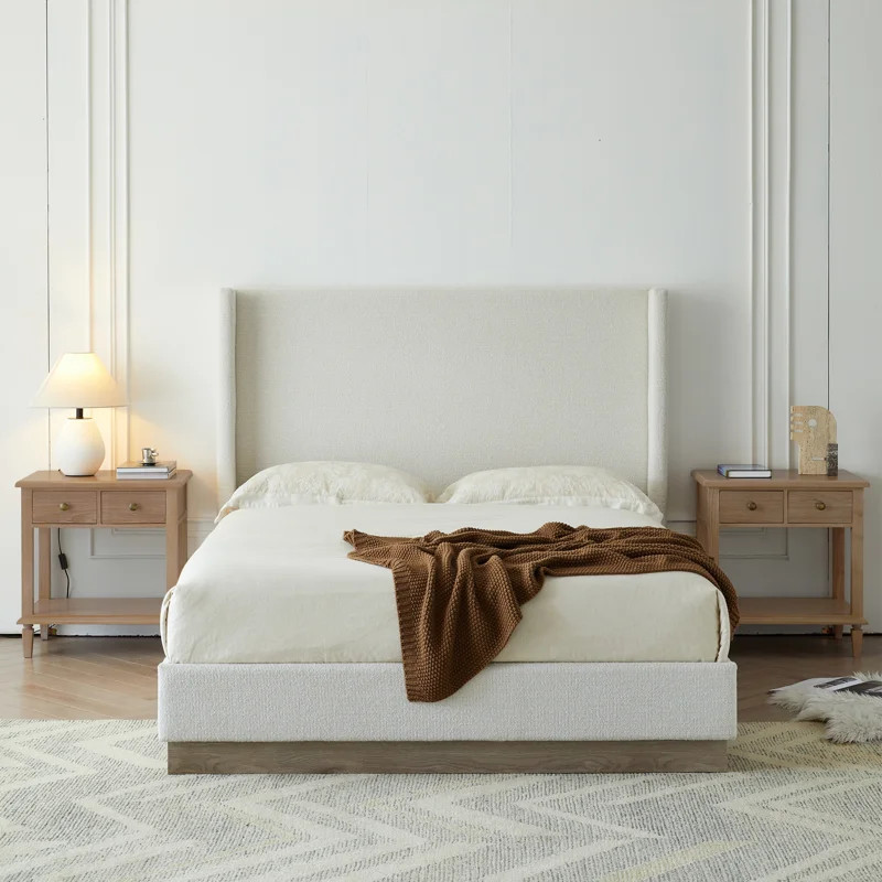 Hosford Upholstered Wingback Bed | Wayfair North America