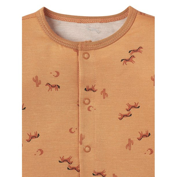 Modern Moments by Gerber Super Soft Baby Unisex Sleep 'n Play Footed Pajamas, Sizes Preemie-6/9M | Walmart (US)