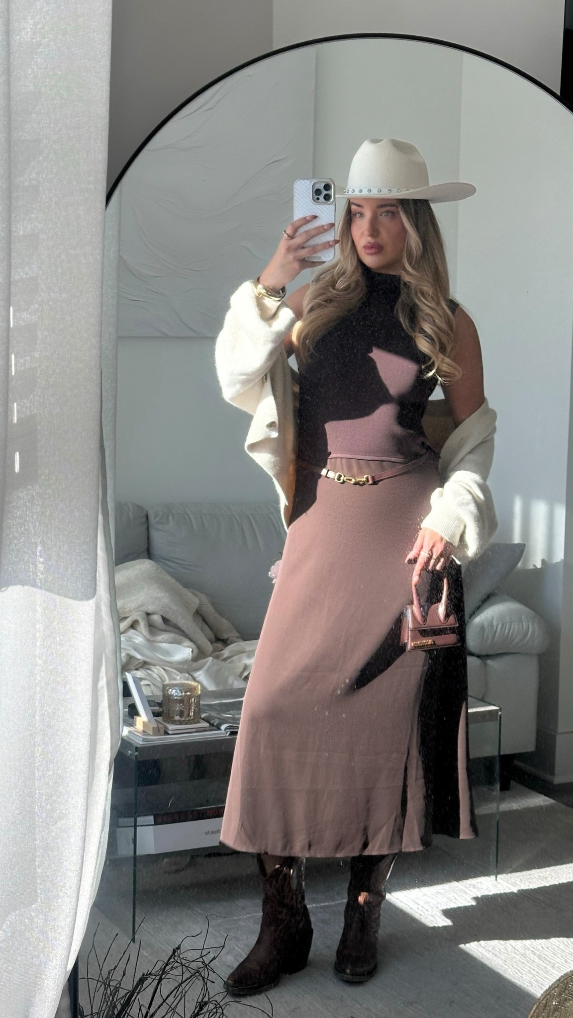 Western chic fall outfit 🤎