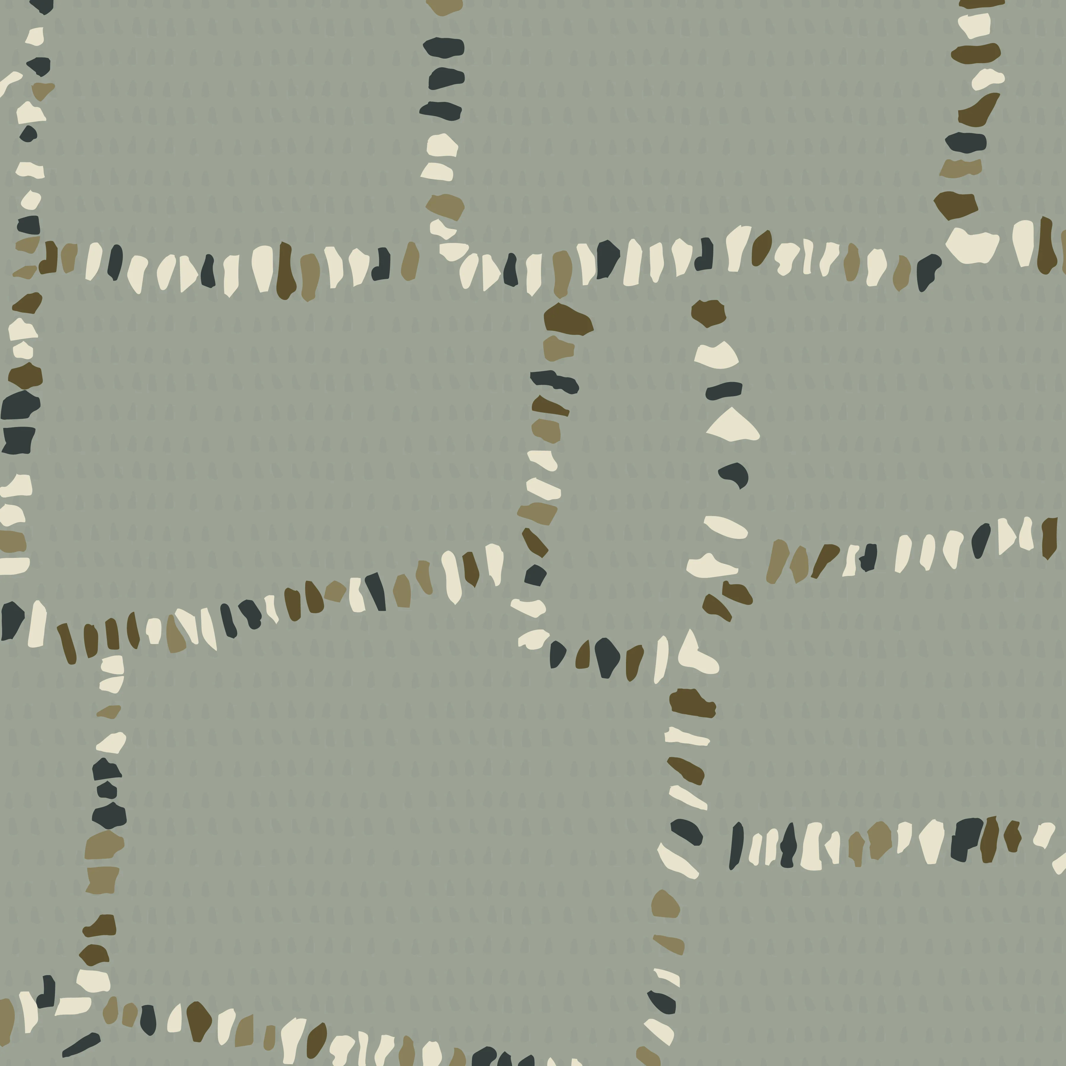 Tulum Ruins - Ash Blue Gray Wallpaper by Forbes Masters | Mitchell Black