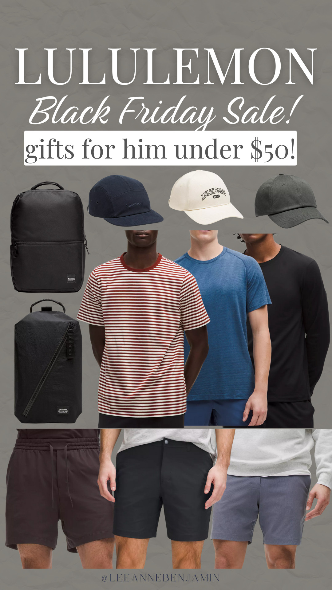Gifts for Him under $50 at Lululemon for their Black Friday Sale! 

 #LTKCyberWeek #LTKGiftGuide #LTKMens