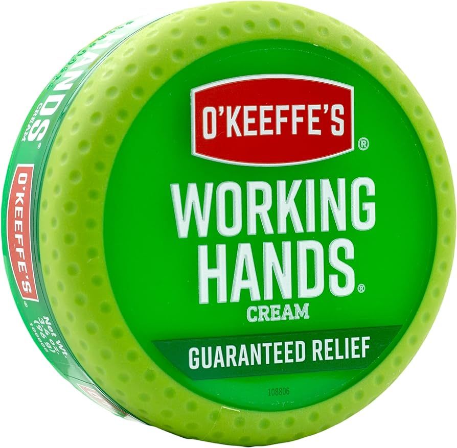 O'Keeffe's Working Hands Hand Cream, 3.4 oz., Jar               
Scent: Unscented 

Size: 3.4 Oun... | Amazon (US)