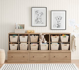 Cameron 3 x 3 Cubby Wall Storage System | Pottery Barn Kids