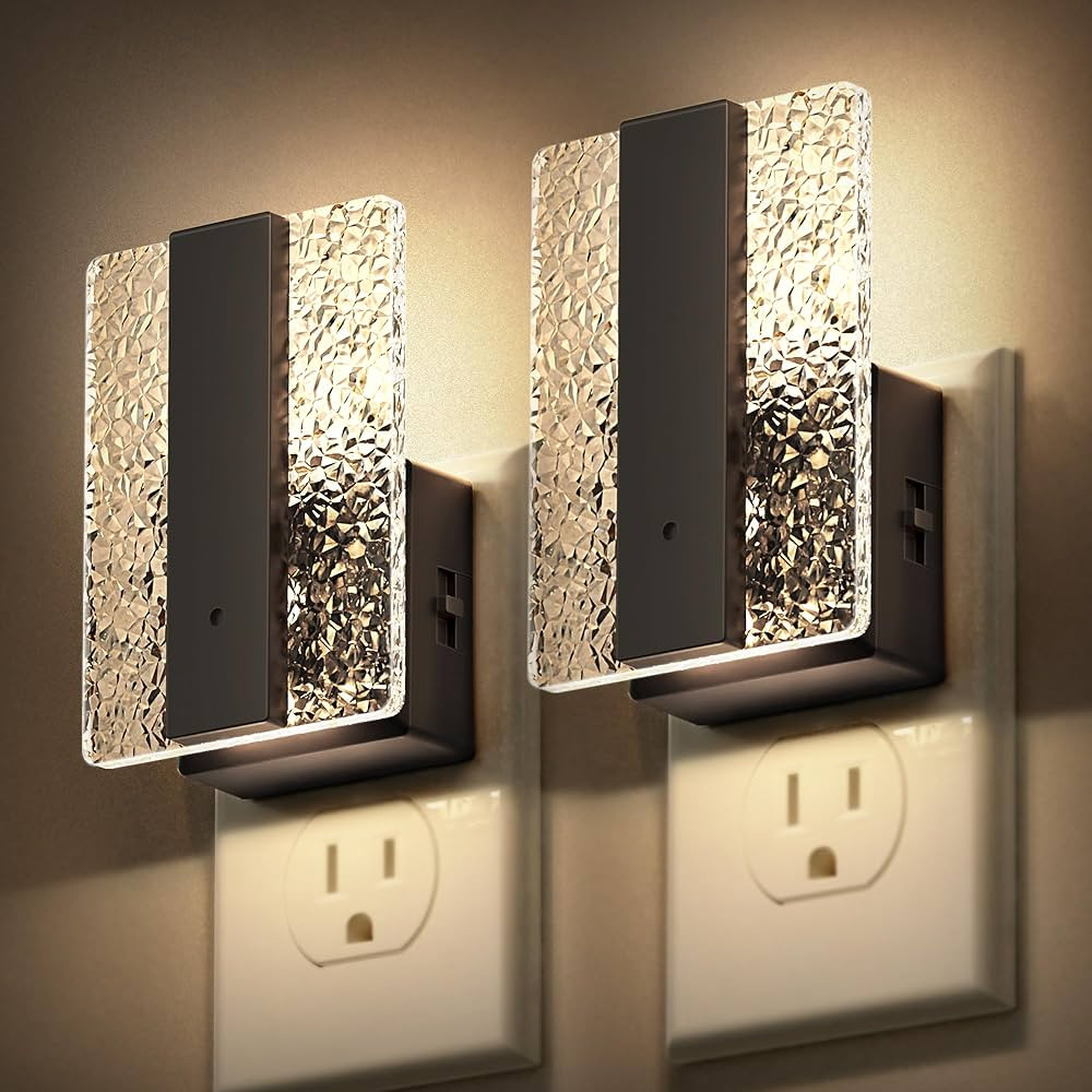 DORESshop LED Night Lights Plug Into Wall [2 Packs], Decorative Night Light with Dusk-to-Dawn Sen... | Amazon (US)