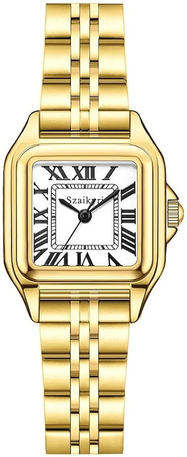 Szaikyri Classic Square Watches for Women with Roman Numerals Ladies Casual Dress Watch Montre Fe... | Amazon (CA)