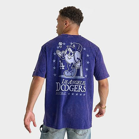 New Era Men's Los Angeles Dodgers MLB Baseball Graphic T-Shirt in Royal/White/Silver Size: Medium | Finish Line (US)
