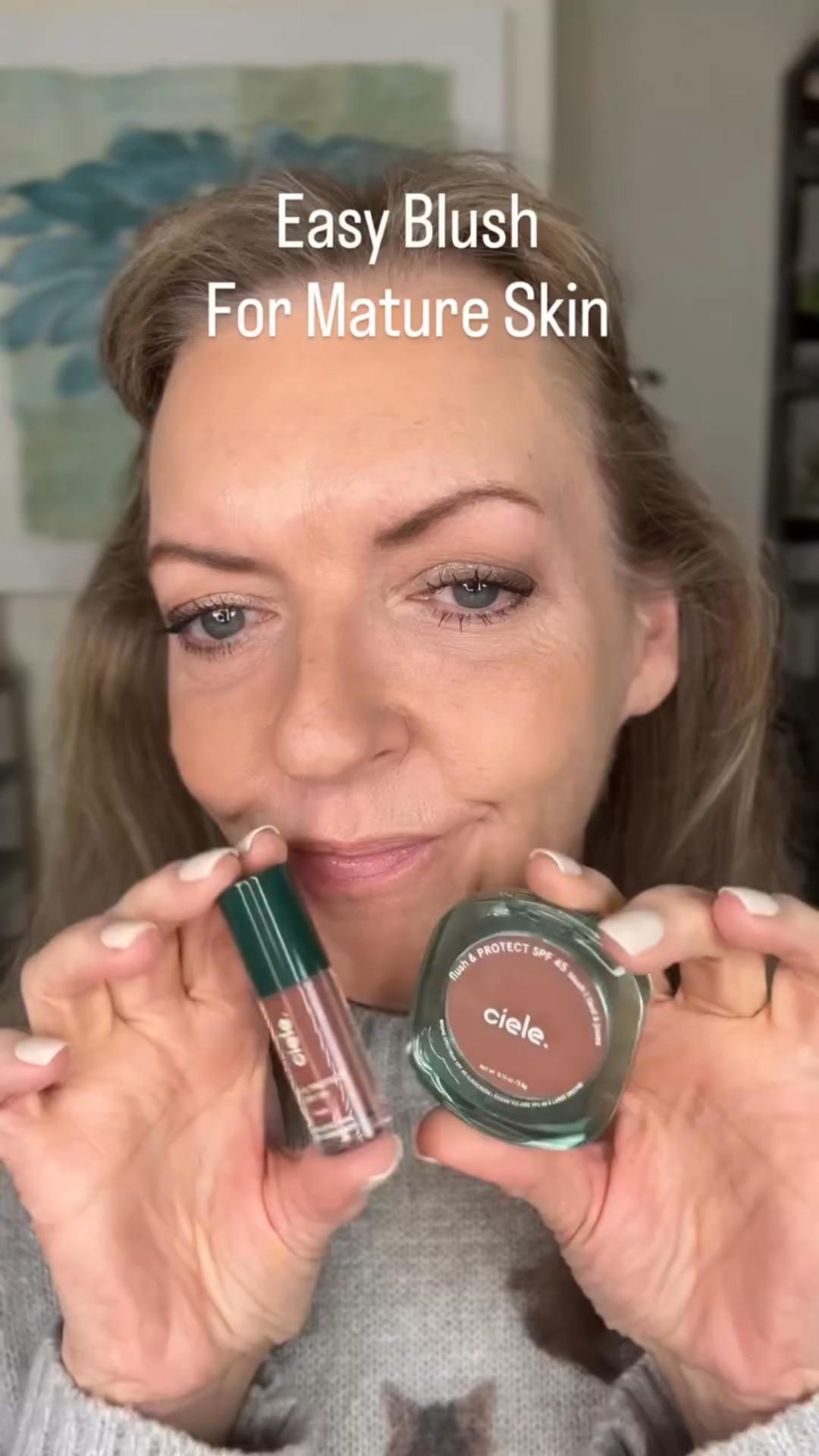 If you’re over 50 and feeling overwhelmed by makeup choices, this one’s for you 🤍 Mature skin makeup doesn’t have to be complicated. I’m sharing a beautiful, easy blush combo from @cielecosmetics that gives a healthy glow and skincare benefits. I’m wearing Blush & Protect SPF 50 (June) and Finish & Protect SPF 45 (Shy)—fragrance-free, mineral sunscreen, and a radiant finish that looks amazing on aging skin ✨ Perfect for women over 50 who want simple, effective makeup for mature skin ✨🩷
#matureskinmakeup #makeupover50 #easymakeup #makeuptutorials

#LTKOver40 #LTKgrwm #LTKBeauty