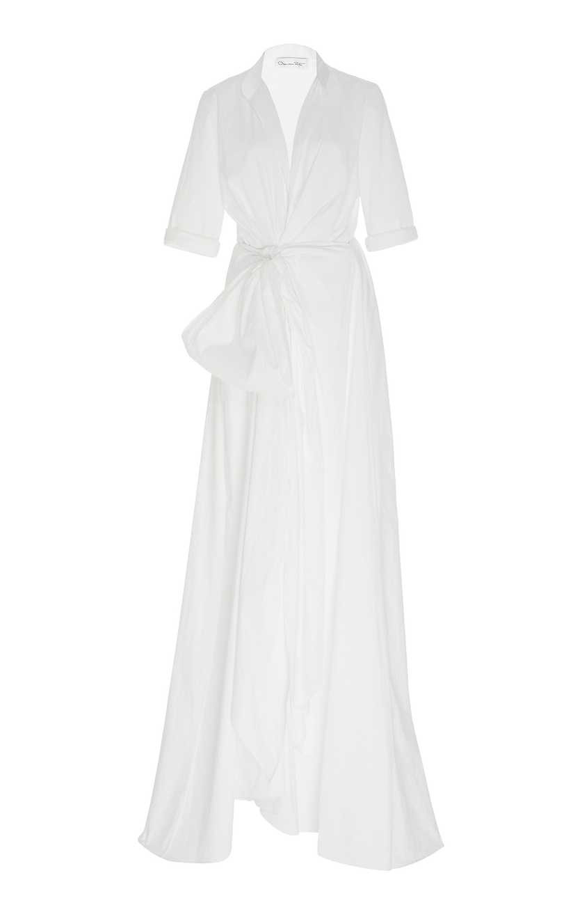 Draped Cotton-Poplin Romper | Moda Operandi Global