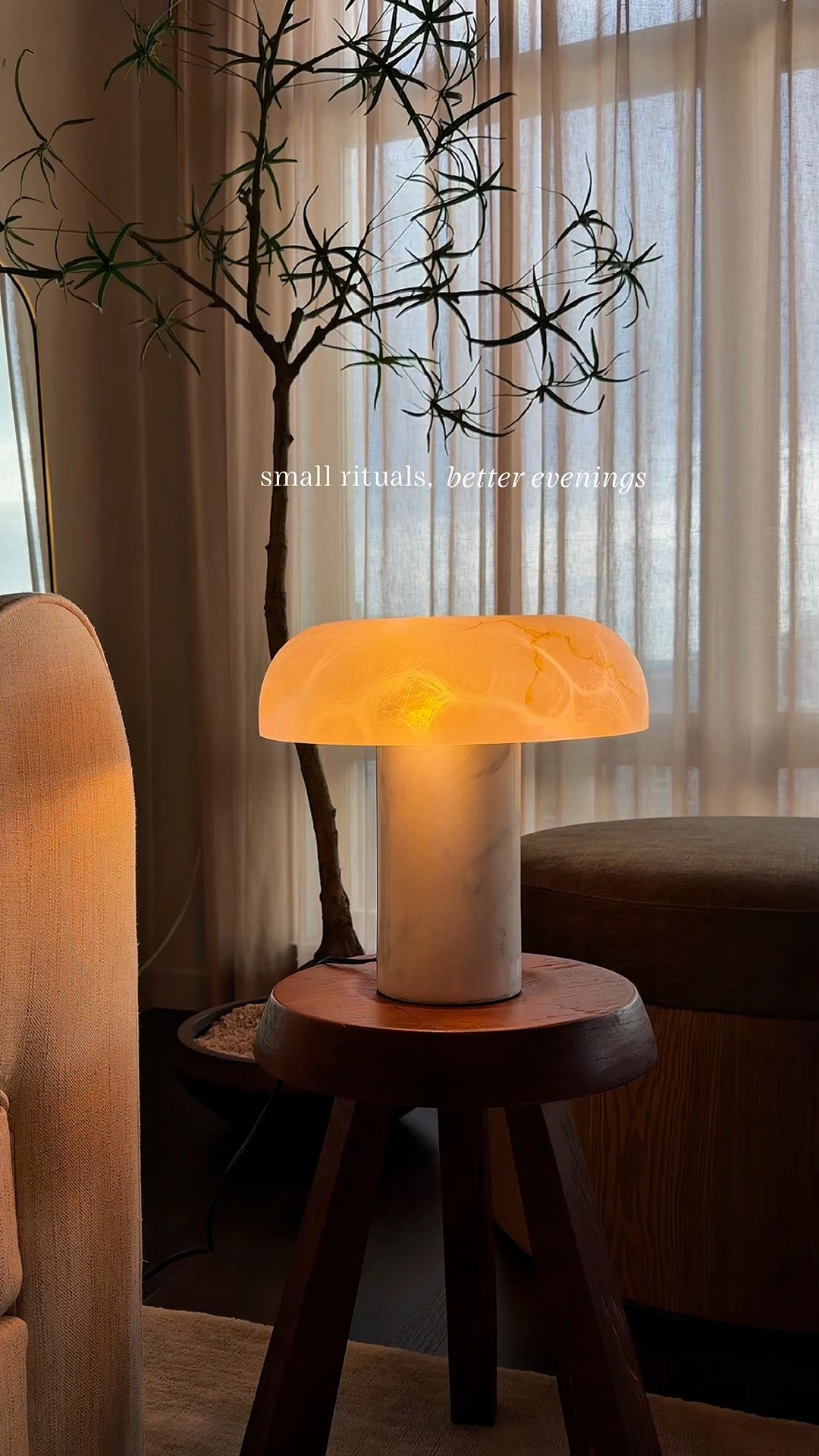 small rituals, better evenings 🤎
Lamp - residence supply

#LTKHome