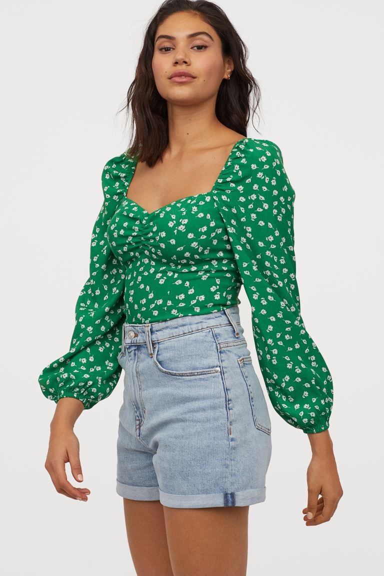 Mom Shorts High Waist | H&M (US + CA)