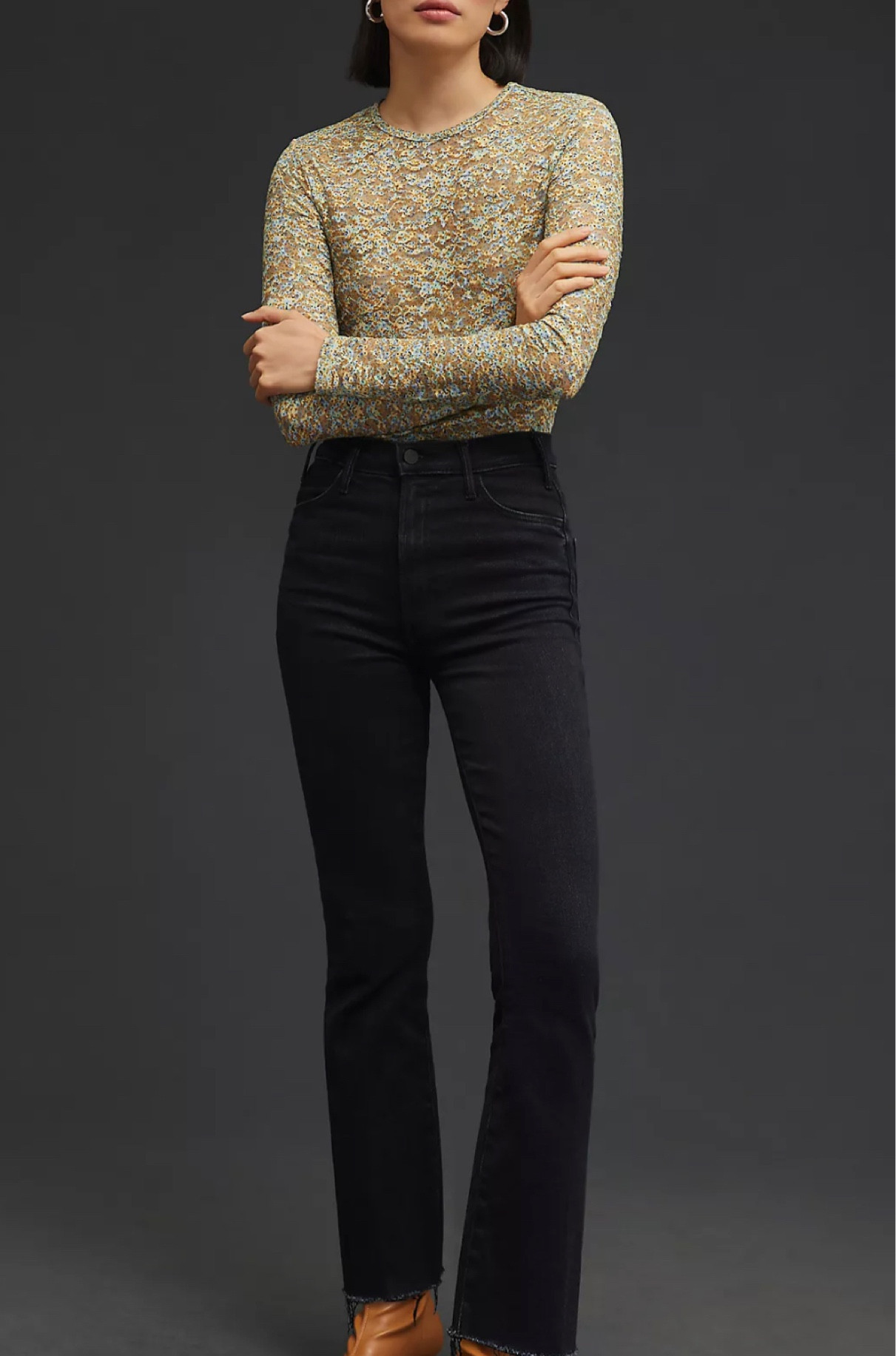 I love Mother denim, it’s soft and stretchy and tends to have a zip fly which helps to give the appearance of a flatter tummy. I normally buy size 25, but stumbled upon this pair in size 25 Petite, they worked great too so I immediately purchased. Great darker wash, will work with boots or tennis shoes or ballet flats…and of course heels for the rare moment I dress up. LTKFALLOUTFITS

#LTKSeasonal #LTKstyletip