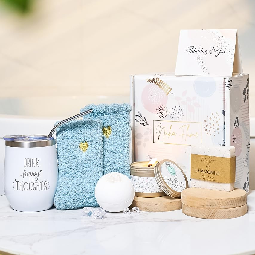 Birthday Gifts for Women - Spa Wine Tumbler Gift Box | Care Package | Get Well Soon Gifts for Women  | Amazon (US)