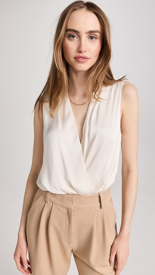 The Sleeveless Date Blouse Thong Bodysuit | Shopbop