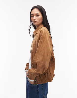 adidas Originals x ASOS jacket in tan suede | ASOS | ASOS (Global)