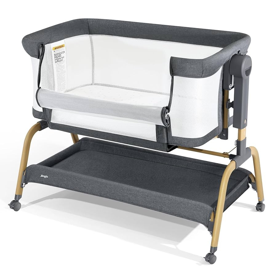 3 in 1 Baby Bassinet, Bedside Bassinet for Baby, Rocking Bassinet with Comfy Mattress and Wheels,... | Amazon (US)