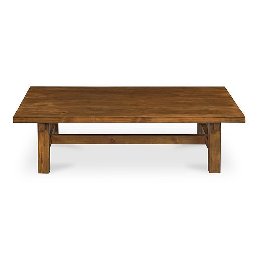 Gotham Rectangle Solid Wood Coffee Table (60") | West Elm (US)