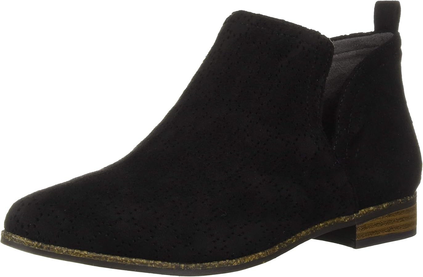 Black Perforated Microfiber Suede | Amazon (US)